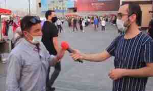 Muhabirin sabrı tükenme noktasına geldi! Sosyal medyaya damga vuran röportaj